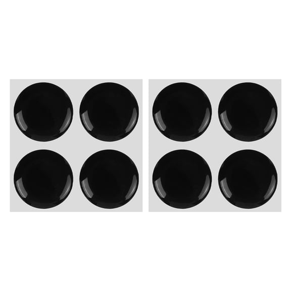 Black PVC Universal Car Keyhole Protector Stickers for Automotive Door Lock and Decoration