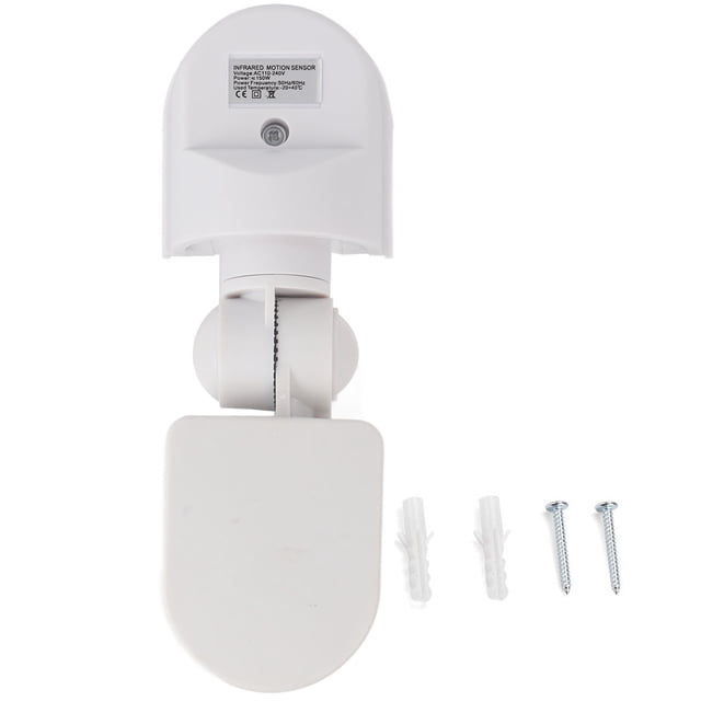Sensor infrarrojo, interruptor de luz infrarroja del cuerpo PIR ajustable de 110V-240V Sensor infrarrojo ajustable Diseño de próxima generación