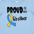 thumbnail image 4 of Inktastic Proud of my Brother Down Syndrome Awareness Boys or Girls Baby T-Shirt, 4 of 5