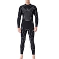 thumbnail image 1 of Naiovety Trajes de neopreno traje de buceo ultrafino de secado rápido para hombres y hombres traje de neopreno pantalones de manga larga protección Deportes acuáticos negro XXL Naiovety OD003281-05, 1 of 6