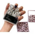 thumbnail image 5 of Diamond Case for Samsung Galaxy Z Flip 5 5G,Sparkly Crystal Clear 3D Handmade Full Body Rhinestone Gemstone Glitter Samsung Z Flip 5 Phone Case Cover for Women Girls, 5 of 5