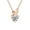 Rose Gold#601, variant on Momihoom Silver Faux Pendant Necklace Cubic Zirconia Round Square Tennis Necklace Choker Necklace for Women Mother Off Day Gifts