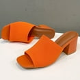 thumbnail image 4 of ATENAR Womens Sandals Solid Color Outdoor Women Sandals Comfortable Womens Shoes White 5.5, 4 of 8