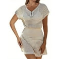 thumbnail image 4 of Women's beach swim cover-up, hollow-out dress, beachwear., 4 of 7