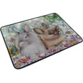 thumbnail image 2 of GZHJMY Easter Rabbit Door mat Non Slip Floor Door Rug, Soft Floor Mat for Kitchen Garden Bedroom Indoor Outdoor Entrance Home Holiday Decoration 23.6" x15.7", 2 of 7