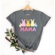 thumbnail image 5 of Mujeres Manga Corta de Verano Tops Día de San Valentín Impreso Cuello Redondo, Camisa de Moda Casual Blusa, 5 of 6
