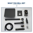 thumbnail image 6 of Boyel Living Rain Shower System 10 inches Wall Mount 3 Function Shower Faucet Set with Handheld Set 59"Hose,Matte Black, 6 of 9