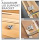thumbnail image 3 of unbranded 4Ud Clips Para Cubierta De Vidrio De Acuario Soporte Resistente Con Estructura Estable Color Plateado, 3 of 8