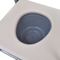 thumbnail image 5 of vidaXL Commode Chair Steel Black, 5 of 5