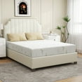 10'' King Memory Foam Mattress with Bamboo Pattern Cover Breathable Bed