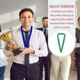 thumbnail image 6 of Uxcell Award Neck Ribbons, Polyester Medal Lanyards with Snap Clip Blank Award Ribbon for Competitions Achievement Party Green, 6 of 7