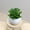 Green, variant on Artificial Flowers,Green Artificial Succulents In Plastic Pots Decor Aesthetics Home Decor Plant Halloween For Women