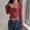 Wine, variant on Long Sleeve Crop Tops for Women Square Neck Ribbed Slim Fit Y2K Trendy Teen Girls Cloths Rib Knit Cropped Tee Square Neck T Shirts Neck Ribbed Knit Casual Tops Tee Slim Basic Shirts White S