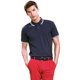 thumbnail image 2 of Asquith & Fox - Polo de manga corta ajuste clasico Modelo Tipped hombre caballero (Marino/Blanco), 2 of 3
