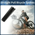 thumbnail image 2 of 20 Set 14G Straight Pull Bicycle Spokes 127mm Straight Pull Bike Wheel Spokes Carbon Steel Black, 2 of 7