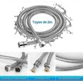 thumbnail image 3 of 3M Shower Hose Stainless Steel, 3 of 4