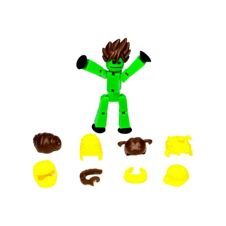 StikBot Zing Zanimation Weapon Action Pack Clear Translucent Green Figure -  St. Simons Island.com