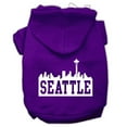 thumbnail image 6 of Pet Dog  Cat Hoodie Screen Printed, "Seattle Skyline", 6 of 11