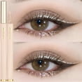 thumbnail image 2 of Delineador de ojos líquido ultrafino, sombra de ojos con brillo de diamante, maquillaje negro, marrón, duradero, resistente al agua, delineador de ojos de secado rápido, lápiz cosmético, 2 of 5