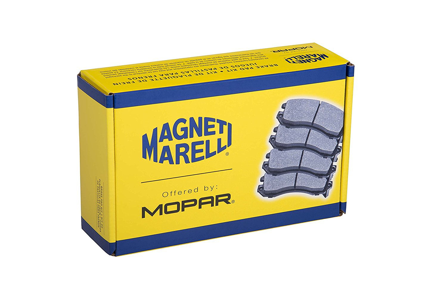 Magneti Marelli by Mopar 2AMV1350AB Front Brake Pad Set, 2 Pack