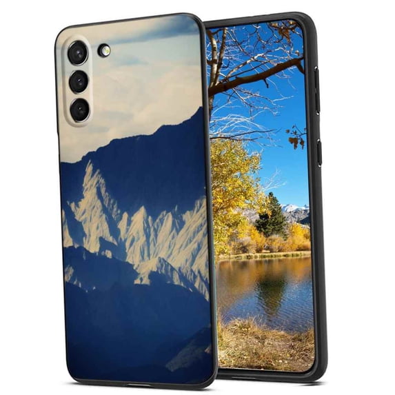 Compatible with Samsung Galaxy S22 Phone Case, Mountains-2 Case Men Women, Flexible Silicone Shockproof Case for Samsung Galaxy S22