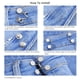 thumbnail image 4 of Juego de 2 hebillas reutilizables para cintura, pantalones vaqueros, faldas, botones extensores, hebillas instantáneas astilla negro, 4 of 9