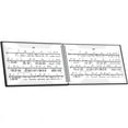 Qumonin Music Sheet Folder A4 Size Adjustable Binder Marching Band Flip