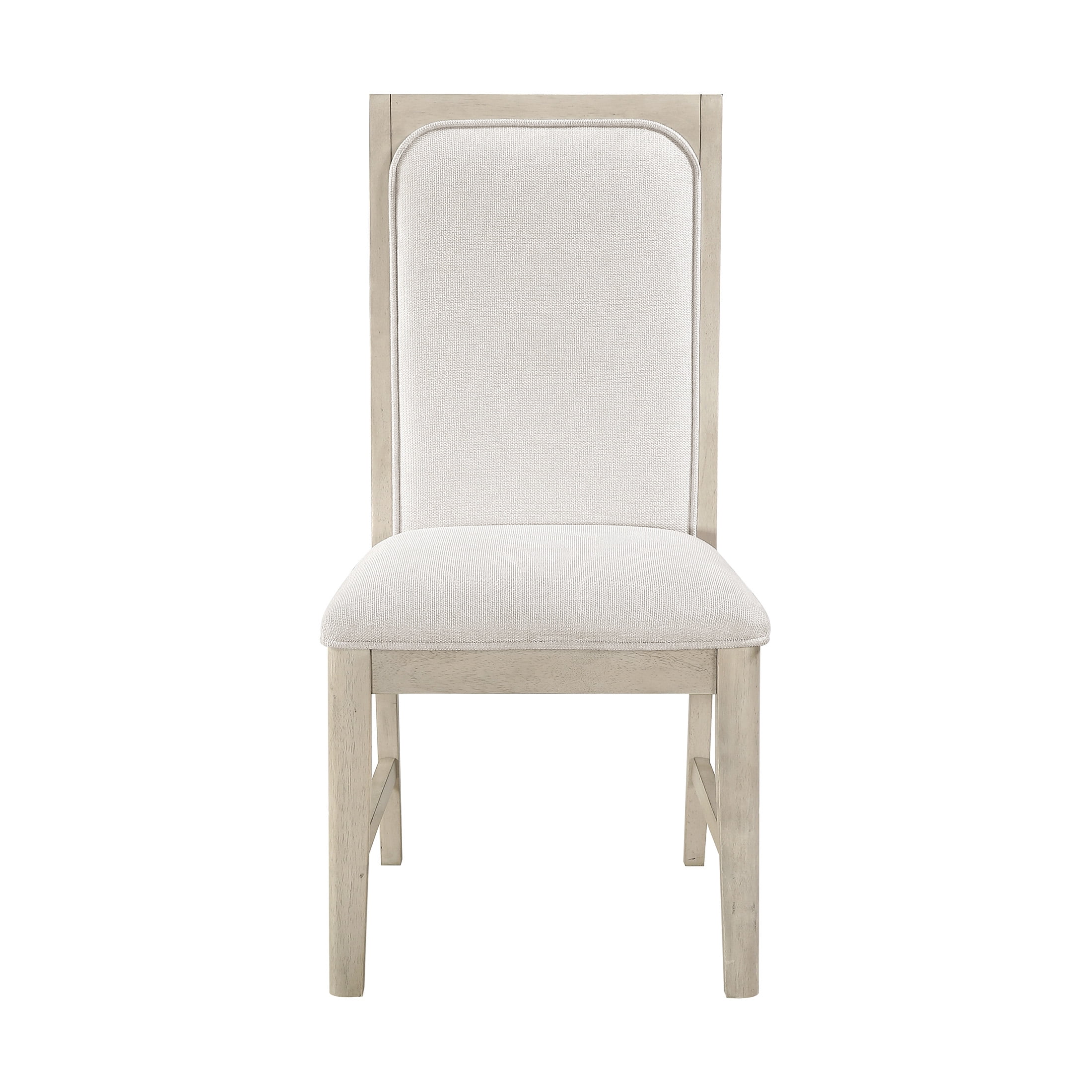 OakvillePark Linea Textured Fabric Side Chair, Beige