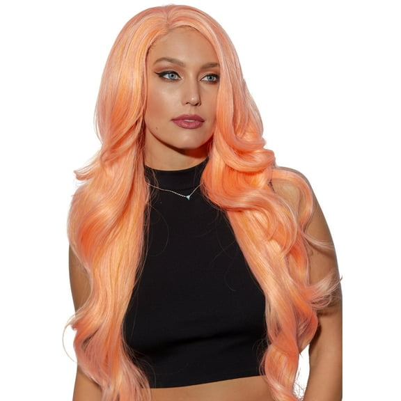 Kim Tropical Peach Wig Costume Accessory