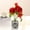D, variant on Clearance Under $10 Artificial flowers, 3 Rose Small Bonsai Artificial Plant – Potted Floral Decor For Desk Workspace Living Room Bedroom Home Decoration (10.6" Height 3" Pot Diameter