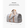 thumbnail image 2 of Bolsa de lona Herschel Supply Co. Herschel Novel, gris claro, 2 of 6