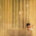 thumbnail image 2 of JOLLY Bedroom String Lights Girls Room Decor Curtain Lights Fairy Wall String Lights 200L LED for Bunk Beds Ceiling Indoor Wedding Party Christmas Multicolor, 2 of 6