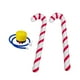 thumbnail image 3 of Juego De 2 Bastones De Caramelo Inflables Navideños, Versátiles Para Fiestas, Jardín, Patio, Rojo Y Blanco., 3 of 9