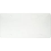 Auto Drive Flat License Plate Cover, Clear