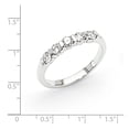 thumbnail image 2 of Solid 14k White Gold Diamond Anniversary Wedding Band Ring Size 9 (.465 cttw.), 2 of 3