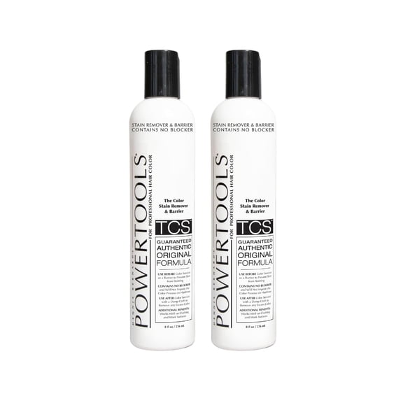 TCS, The Original Color Stain Remover 10 oz (Pack of 2) | Shake Well & Apply Prior To Hair Color As A Barrier | Does Not Interfere With Color Process