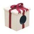 thumbnail image 2 of Camas navideñas para gatos perfecl nido cueva cálido casas extraíbles para cachorros cueva navideña forma de caja, 2 of 8
