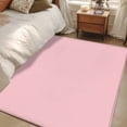 thumbnail image 5 of Pink Large Area Rugs for Bedroom Living Room, Soft Non Slip Carpet Bedside Rug, Farmhouse Pink Decor Rectangular Floor Cover Kitchen Accent Rug 3'x5' for Dining Room/Office, 5 of 9