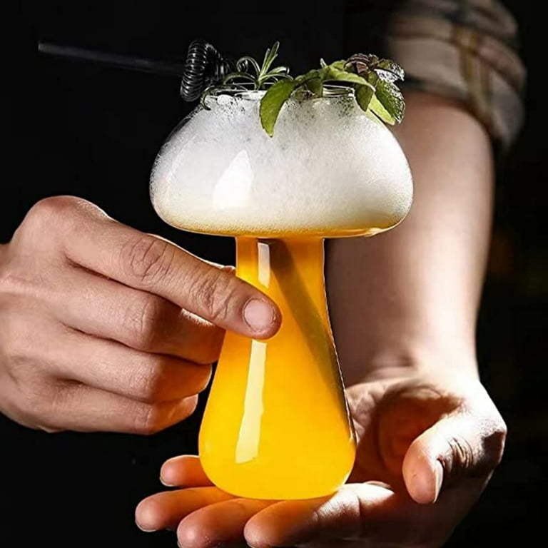 1 Pc Mushroom Glasses Creative Mushroom Cocktail Glass Cup Set of 1 Clear  Mushroom Shaped Drinks Cups 250ml Wine Glasses for Party Novelty Mushroom  Glasses Drinking for KTV Bar Club (Transparent) - Walmart.com