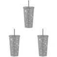 thumbnail image 1 of Taza aislada con diamantes de imitación a prueba de fugas de 500 ml para deportes de viaje al aire libre multicolor, 1 of 4