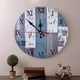 thumbnail image 4 of Britimes Reloj De Pared Redondo Elegante Reloj De Pared Redondo Vintage Reloj De Pared Vintage Sin Tictac Reloj De Pared Colgante Vintage Granja Reloj De Pared Decoración Del Hogar Para Sala De Estar Yuarrent HA026951-02, 4 of 6