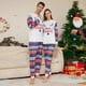 thumbnail image 2 of Nuevo conjunto de pijamas familiares con estampado de astas y letras de dibujos animados navideños para el hogar, 2 of 5