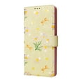 thumbnail image 6 of Allytech Samsung Galaxy S24 Ultra Wallet Case, Stylish Flowers Pattern PU Leather Cover with Wrist Strap & Card Slots, Kickstand Magnetic Closure Shockproof Slim Case for Women Girls, Yellow Daisy, 6 of 8