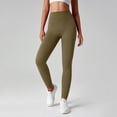 thumbnail image 4 of Butt Lifting Tummy Control Workout Leggings, High Waist with Back Pockets, Yoga Pants for Fitness Running Daily Use Coffee XL, 4 of 4
