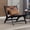Brown - A, variant on Aukfa Upholstered Accent Chair with Storage Seat & Waist Cushion, High-Density Lounge Armchair for Living Room Bedroom,White