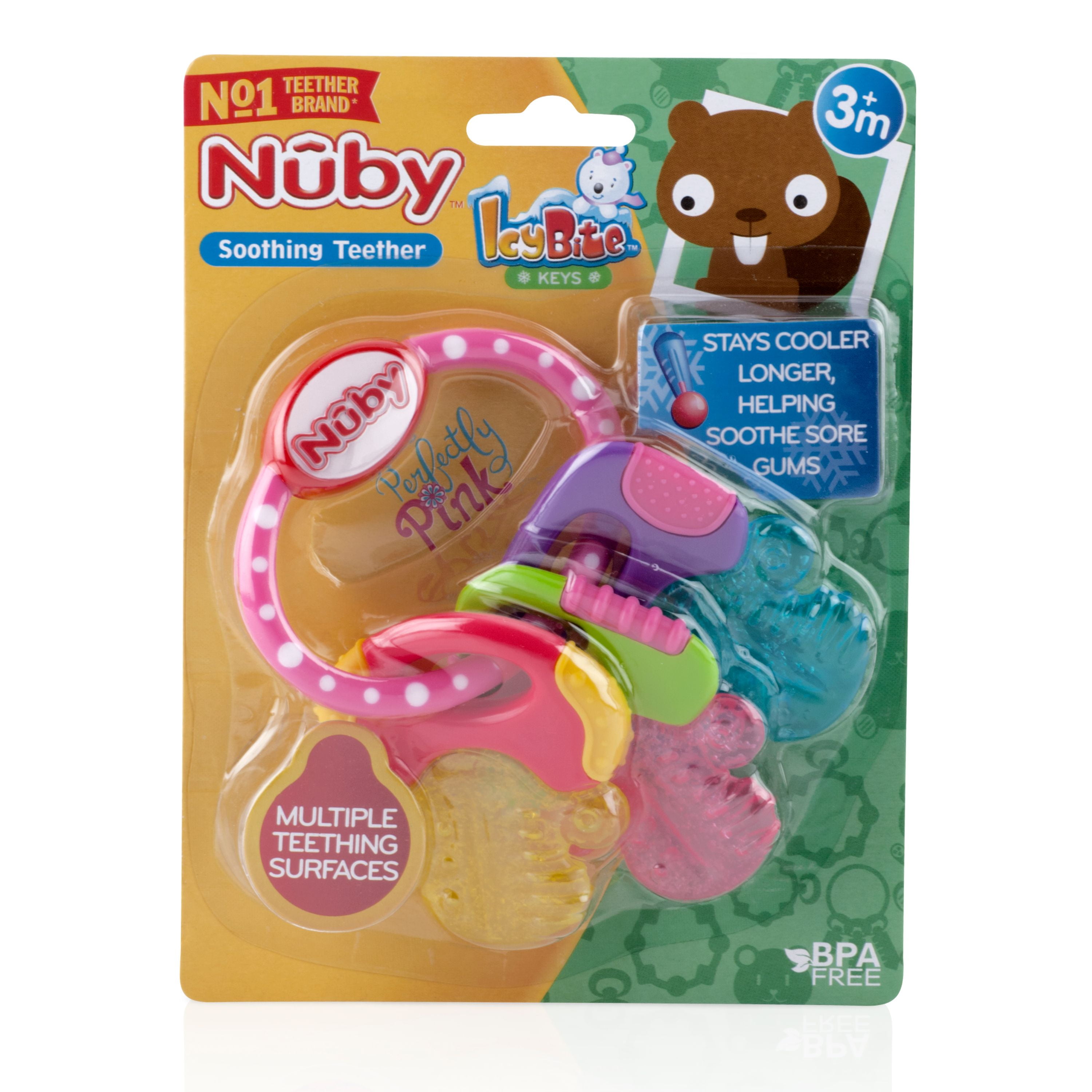 nuby teething ring keys