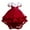 Burgundy, variant on Girls Dress Baby Girls Clothes Children's Dresses Sleeveless Princess Dress Flower Mesh Dress Burgundy