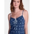 thumbnail image 2 of No Boundaries Woven Sweetheart Maxi Dress, Women’s XXS-XXL, 2 of 4