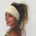 thumbnail image 4 of Wide Headbands Knoted Turban Hair Bands Yoga Fashion Hair Wrap for Women and Girls(Pack of 3), 4 of 4