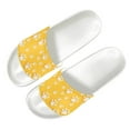 thumbnail image 2 of Psesaysky Yellow Slide Sandals for Women Girls Animal Paw Printed Sandals Anti-Slip Lightweight Bathroom Sandals Beach Sandals Shoes, 2 of 4